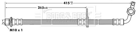 BORG & BECK Pidurivoolik BBH7280